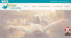 Desktop Screenshot of hopeincounseling.com