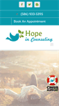 Mobile Screenshot of hopeincounseling.com